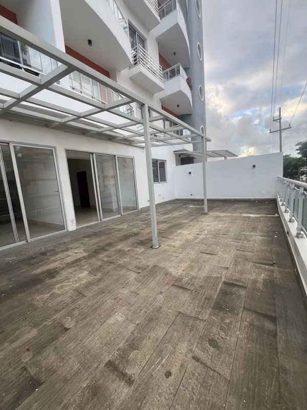 Apartamento Nuevo a Estrenar con terraza privada de 2habitaciones en Evaristo Morales