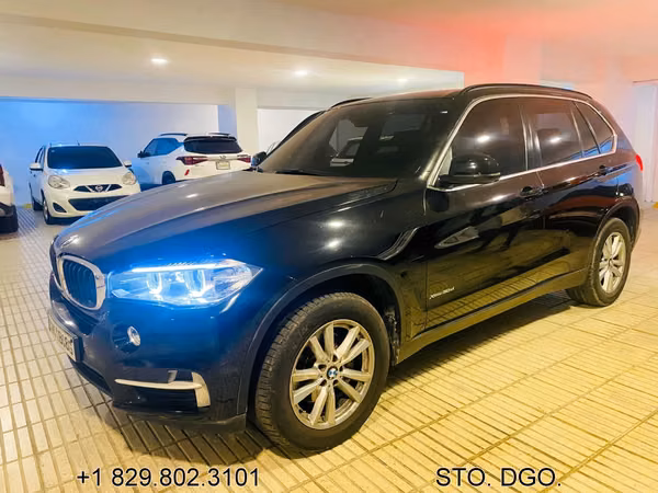 Jeepeta BMW X5 Xdrive 2014, gasoil, Negra