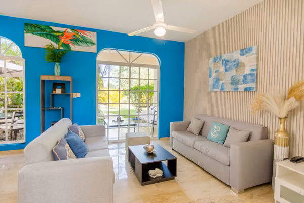 Casa en venta amueblada de 3 habitaciones en Punta Cana