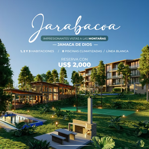 APARTAMENTO en VENTA en Jamaca de Dios JARABACOA
