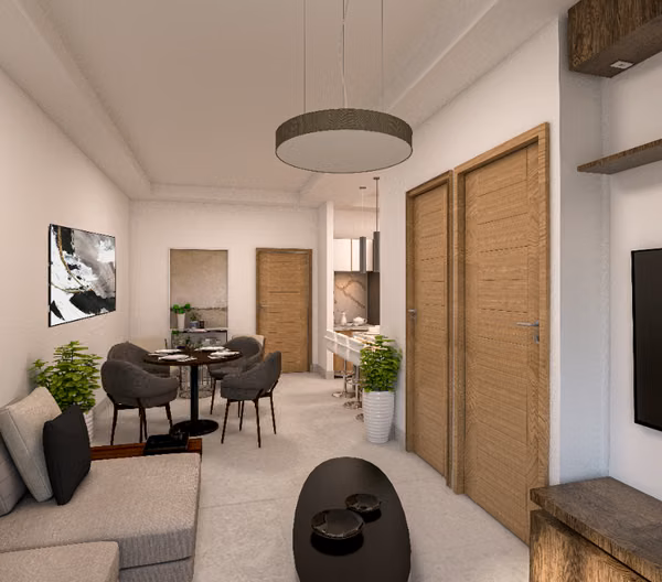 3 Bedroom Apartment, With View To The City For Sale, In Bella Vista - Santo Domingo