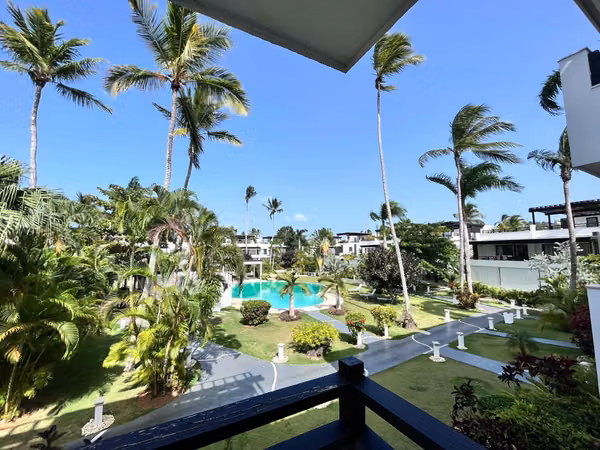 Furnished apartment in Las Terrenas Samana with three rooms