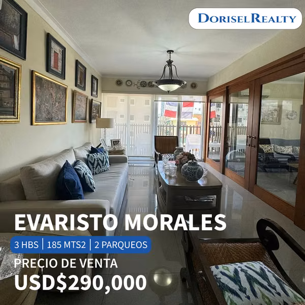 SALE OF BEAUTIFUL APARTMENT IN MORAL EVARISTO SECTOR