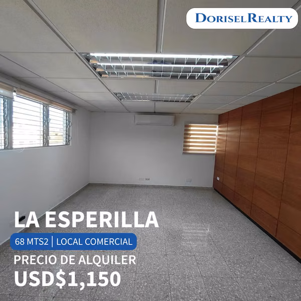 ALQUILER DE ESPACIOSO LOCAL COMERCIAL EN SECTOR LA ESPERILLA