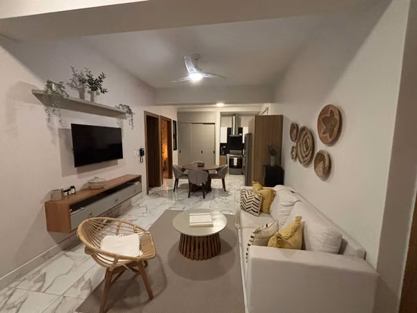 Furnished apartment in rent in Los Cacicazgos, National District.