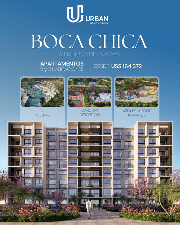 Apartamentos de 2 & 3 Habitaciones en Costa Blanca Boca Chica