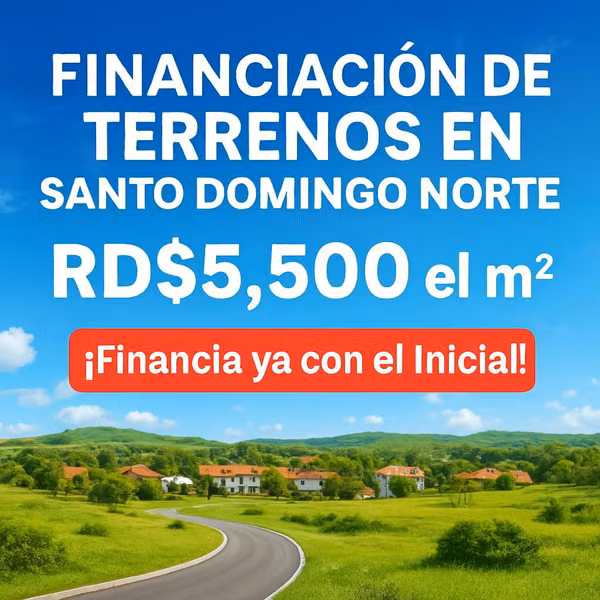 Terreno en Venta: Titulo Listo para Transferir en Santo Domingo Norte