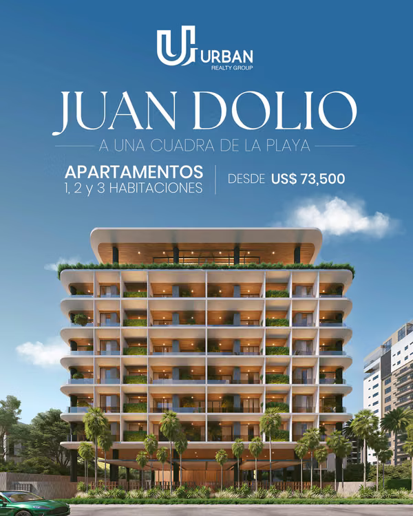 Apartamentos a pasos de la Playa en Juan Dolio