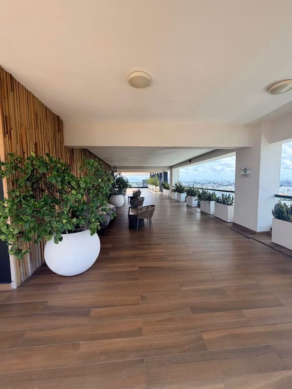 Apartamento en Alquiler amueblado ubicado en la Núñez de Cáceres – Torre Panorama 310, El Millón