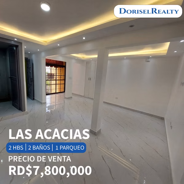 VENTA DE PRECIOSO APARTAMENTO EN SECTOR LAS ACACIAS