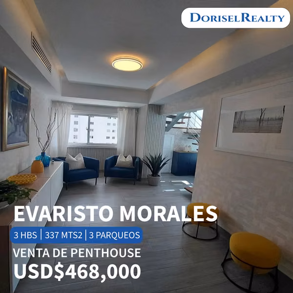 SALE OF EXCLUSIVE PENTHOUSE IN THE MORAL EVARISTO SECTOR