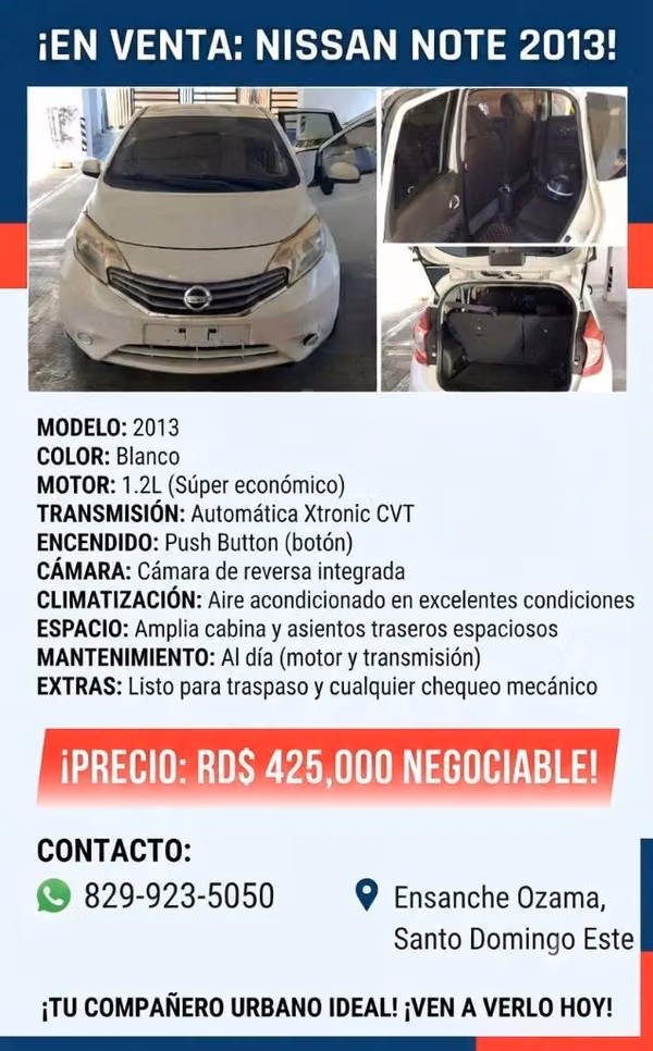 Nissan Note 2013