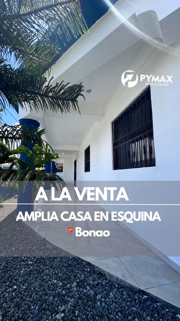 CASA DE VENTA EN BONAO