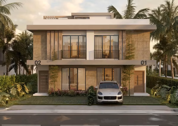 VILLAS DE  3 HABITACIONES EN EL RESIDENCIAL BAVARO PUNTA CANA