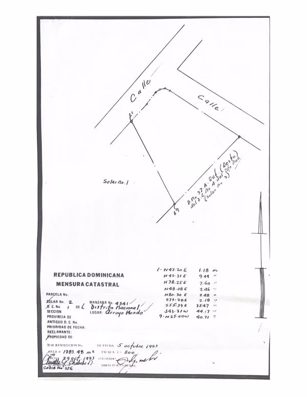 En Cuesta Hermosa III Venta de Terreno 1,283.48 M2.