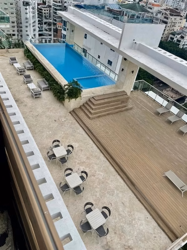 Bello Apartamento Amueblado en Alquiler, 1 Habitación, Urb. Real, Piscina, Gym, Sauna