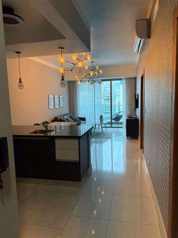 Hermoso Apartamento Amueblado en Alquiler, 1 Habitación, Piscina, Gym, Piantini