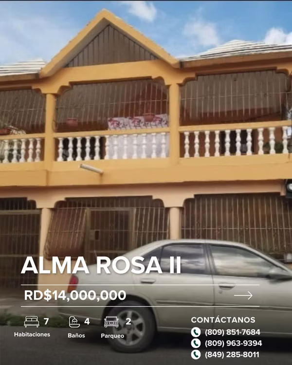 ALMA ROSA II  Precio: RD$13,500,000.00
