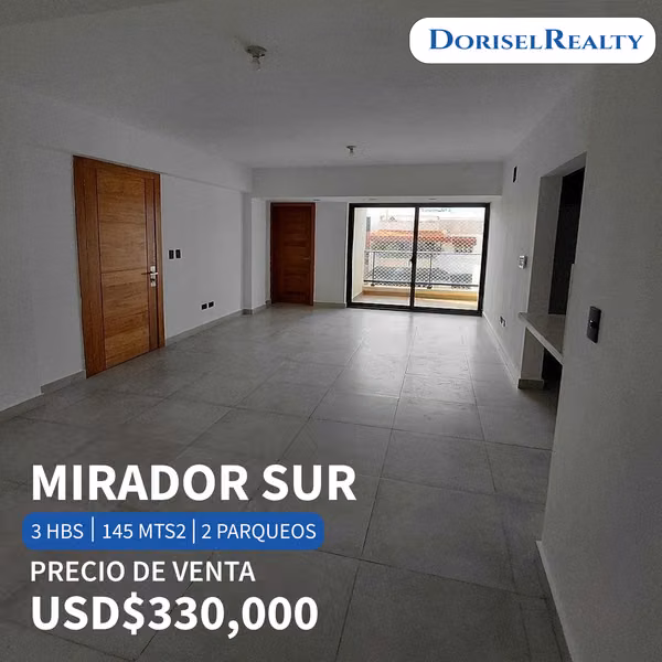 VENTA DE MAGNIFICO APARTAMENTO EN SECTOR MIRADOR SUR