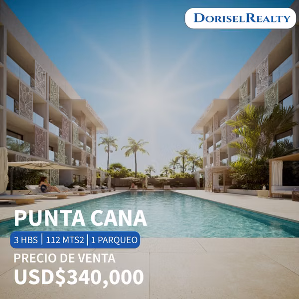 VENTA DE APARTAMENTO ULTIMA UNIDAD EN EL CORTECITO PUNTA CANA