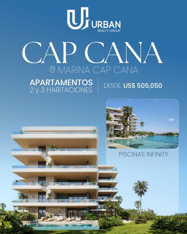 Apartamentos de 2 & 3 Habitaciones en Marina Cap Cana