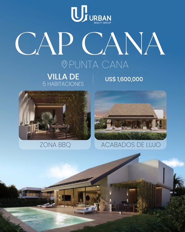 Villa de 5 Habitaciones en Cap Cana