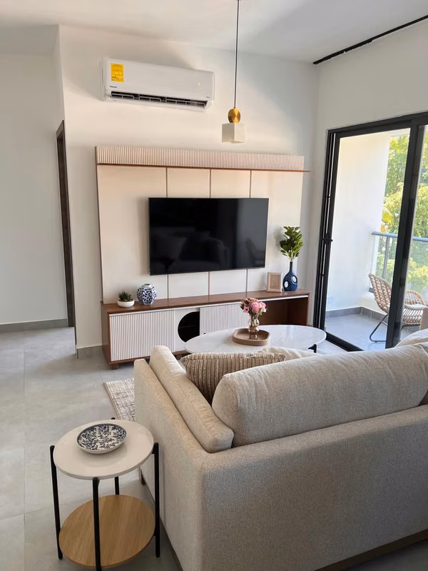 Apartamento En Alquiler De 1 Habitación Y 2 Baños En Naco