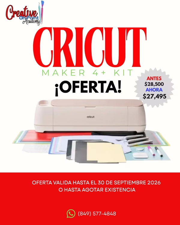 CRICUT MAKER 4 + KIT DE INICIO  f2
