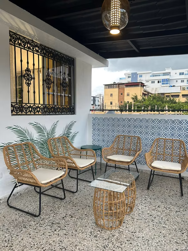 Excelente Apartamento Amueblado, 1 Habitación, Terraza privada, El Millón