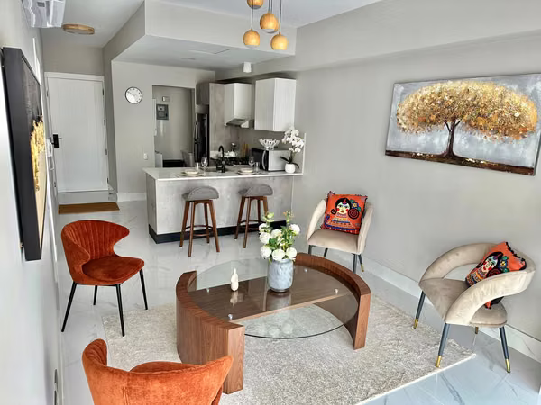 Apartment for rent furnished in the 1 room Piantini