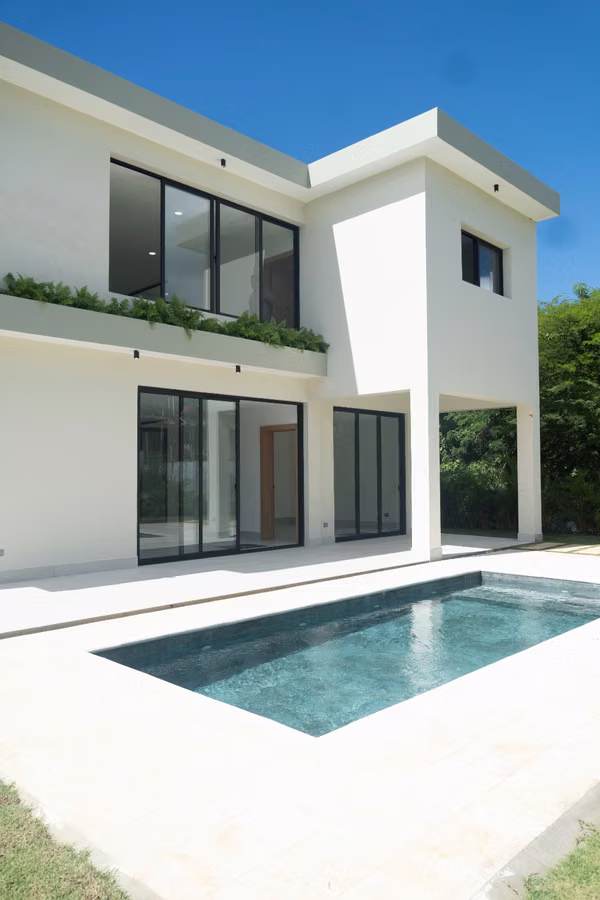 vendo villa en playa nueva romana