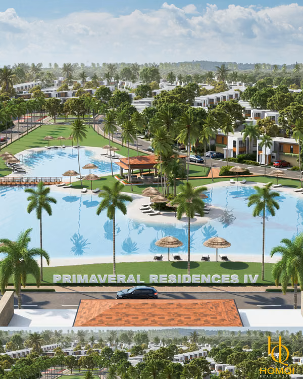 Modern villa with patio in Primavera Residences IV, Punta Cana