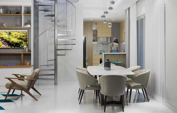 Penthouse for sale from 3 Rooms in Santo Domingo North