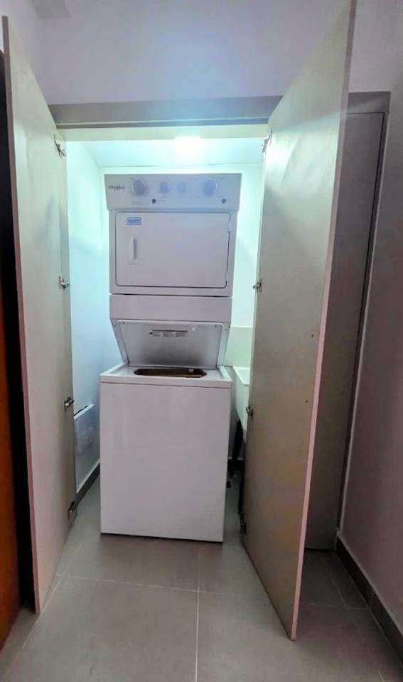Rental 1 bedroom apartment with complete new and modern white line, located in El Vergel, El Vergel,
