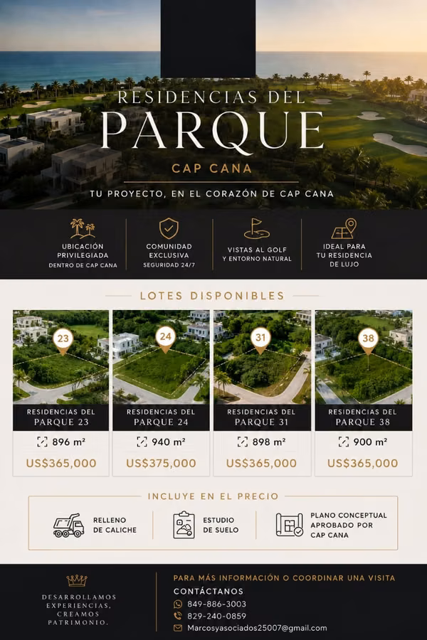 Vendo solar en punta cana