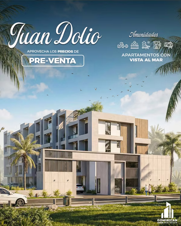 Apartments For Sale A 2 Esquinas De Hemingway Juan Dolio With Vista Al Mar