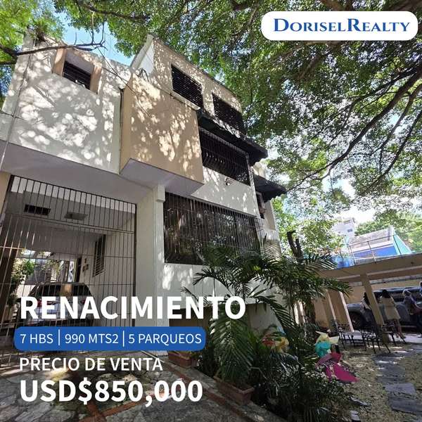 VENTA DE ESPACIOSA CASA EN LO MEJOR DEL SECTOR RENACIMIENTO