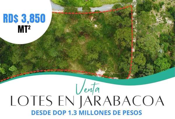 Venta Lotes desde en Jarabacoa La Vega