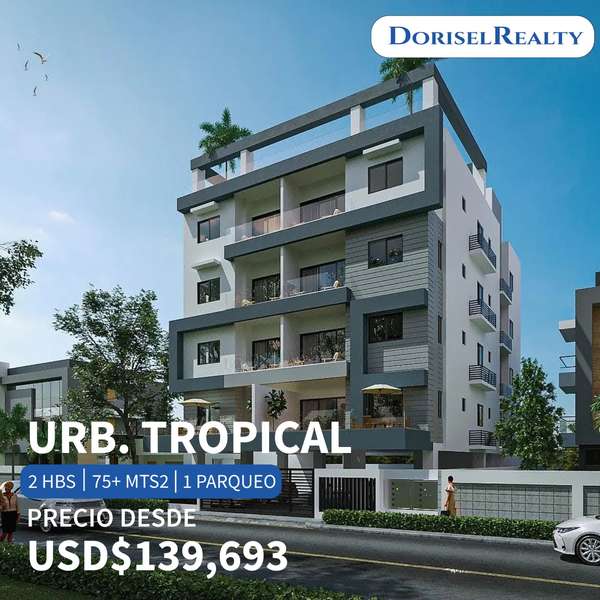 VENTA DE APARTAMENTOS EN PROYECTO UBICADO EN URB. TROPICAL