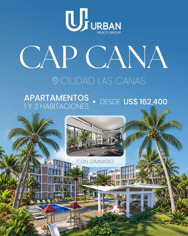 Apartamentos de 1 & 2 Habitaciones en Ciudad Las Cana Cap Cana