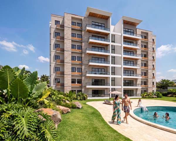 APARTAMENTO EN BAVARO DE 2 HABITACIONES MAS ESTUDIO