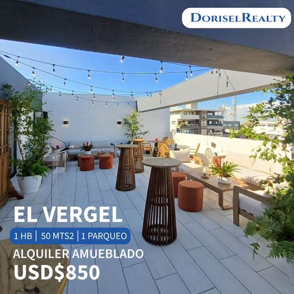 ALQUILER DE APARTAMENTOS AMUEBLADOS EN SECTOR EL VERGEL
