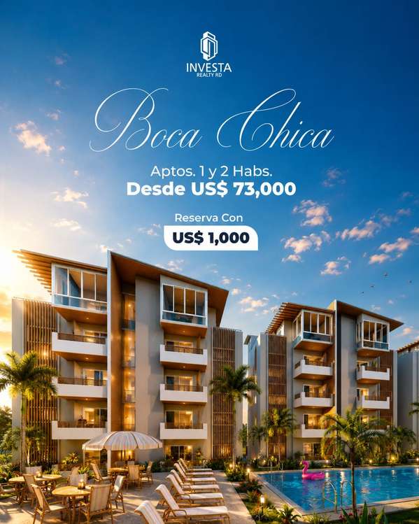 Exclusivo Proyecto en Boca chica