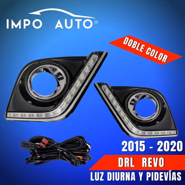 Neblineras DRL Luz de día Toyota Hilux REVO 2015 2016 2017 2018 2019