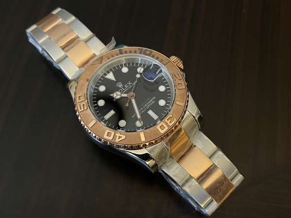 Rolex Yachtmaster Gold Rose combined!