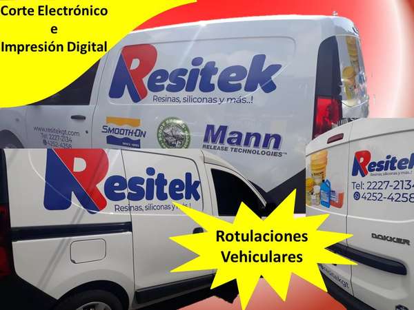 Rotulaciones vehiculares, corte electronico