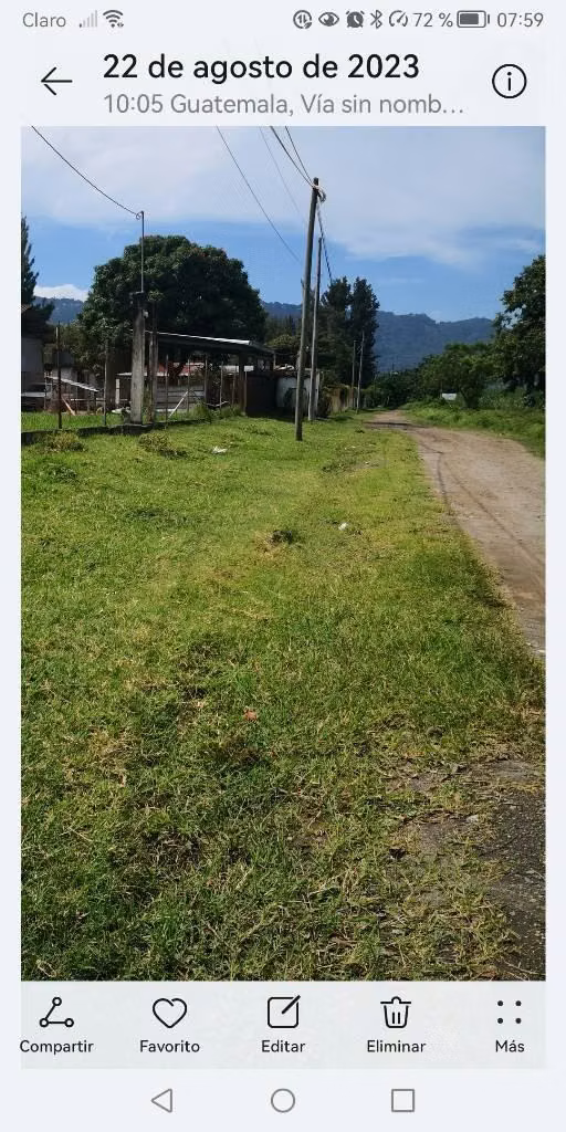 Villa Canales 12 Mzs Vendo. Desarrollar vivienda