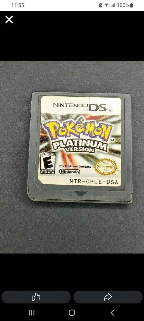 Pokemon Platinum Nintendo DS
