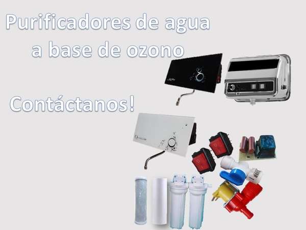 Purificadores, filtros, repuestos para ozono