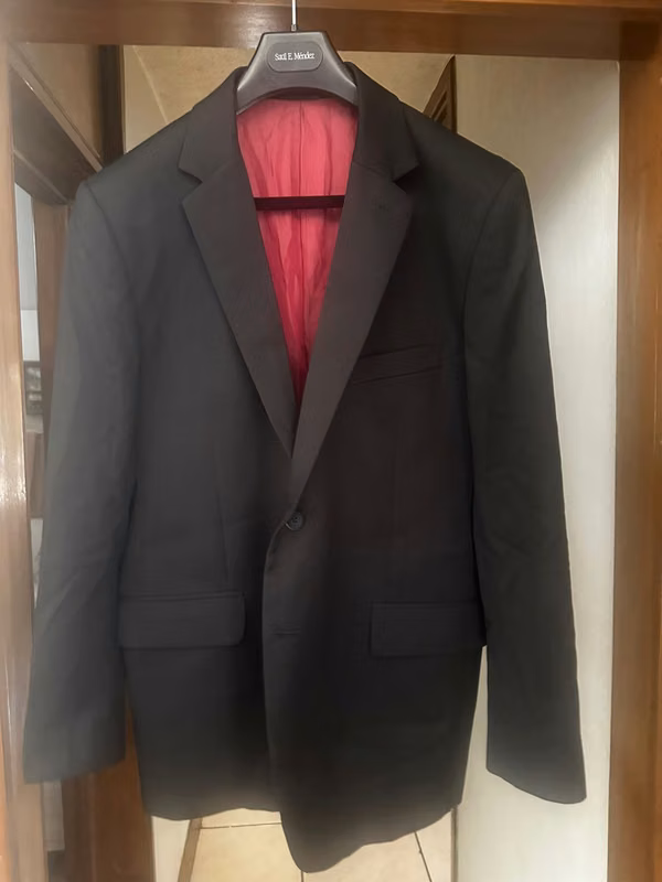 En venta: Traje Negro SOHO Saul E. Méndez Saco talla 46 R - pantalon talla: 39 R- Original